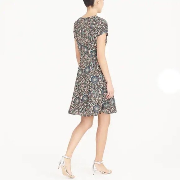 J. Crew Factory Short Sleeve Flutter Mini Dress - Picture 16 of 16